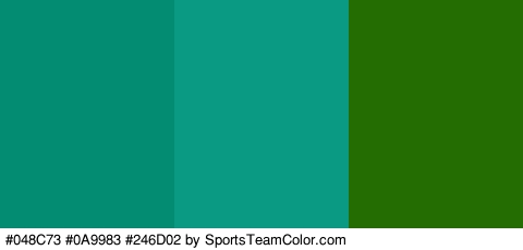 #048C73 #0A9983 #246D02 Colors