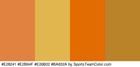 #E28241 #E2B64F #E26B02 #BA832A Colors