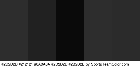 #2D2D2D #212121 #0A0A0A #2D2D2D #2B2B2B Colors