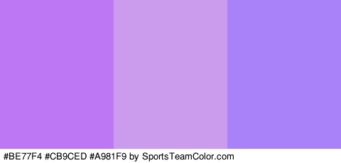 #BE77F4 #CB9CED #A981F9 Colors