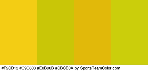 #F2CD13 #C9C608 #E0B90B #CBCE0A Colors