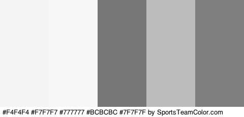 #F4F4F4 #F7F7F7 #777777 #BCBCBC #7F7F7F Colors