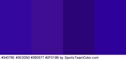 #34079E #3E0D93 #2B0577 #2F019B Colors