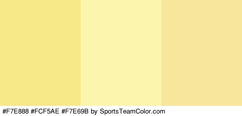 #F7E888 #FCF5AE #F7E69B Colors