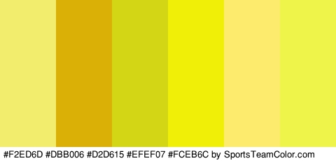 #F2ED6D #DBB006 #D2D615 #EFEF07 #FCEB6C #EFF44B Colors