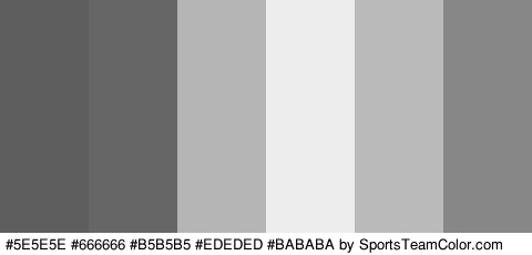 #5E5E5E #666666 #B5B5B5 #EDEDED #BABABA #878787 Colors