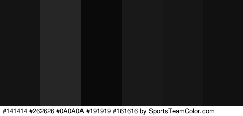 #141414 #262626 #0A0A0A #191919 #161616 #111111 Colors