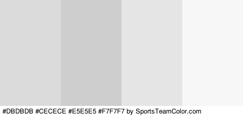 #DBDBDB #CECECE #E5E5E5 #F7F7F7 Colors