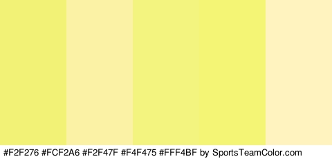 #F2F276 #FCF2A6 #F2F47F #F4F475 #FFF4BF Colors