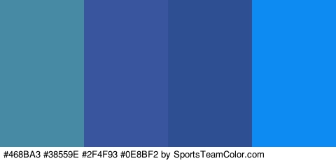 #468BA3 #38559E #2F4F93 #0E8BF2 Colors