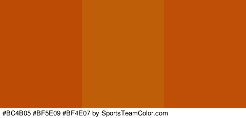 #BC4B05 #BF5E09 #BF4E07 Colors