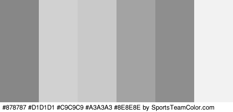 #878787 #D1D1D1 #C9C9C9 #A3A3A3 #8E8E8E #F2F2F2 Colors