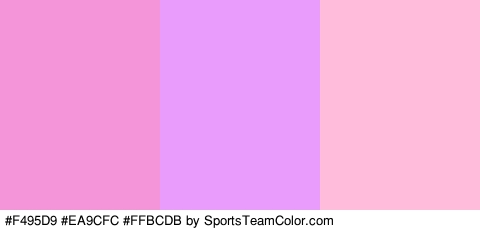 #F495D9 #EA9CFC #FFBCDB Colors