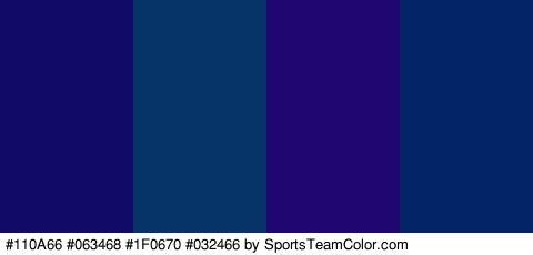 #110A66 #063468 #1F0670 #032466 Colors