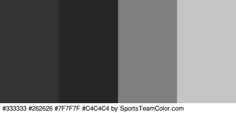 #333333 #262626 #7F7F7F #C4C4C4 Colors