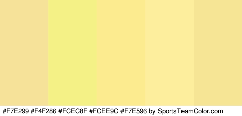 #F7E299 #F4F286 #FCEC8F #FCEE9C #F7E596 Colors