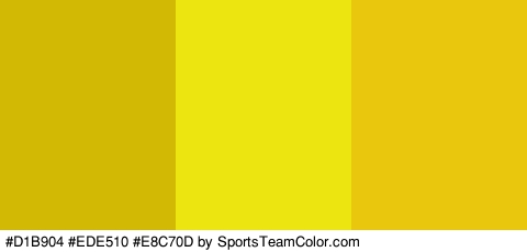 #D1B904 #EDE510 #E8C70D Colors