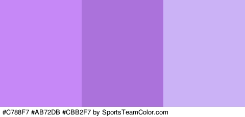 #C788F7 #AB72DB #CBB2F7 Colors