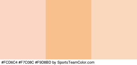 #FCD6C4 #F7C08C #F9D8BD Colors