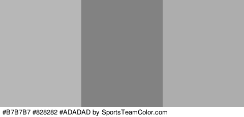 #B7B7B7 #828282 #ADADAD Colors