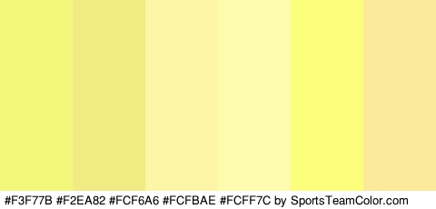 #F3F77B #F2EA82 #FCF6A6 #FCFBAE #FCFF7C #FCEA9C Colors