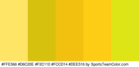 #FFE566 #D6C20E #F2C110 #FCCD14 #DEE516 Colors