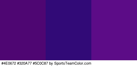 #4E0672 #320A77 #5C0C87 Colors