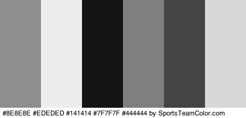 #8E8E8E #EDEDED #141414 #7F7F7F #444444 #D8D8D8 Colors