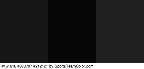 #161616 #070707 #212121 Colors