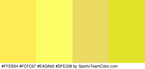 #FFEB54 #FCFC67 #EADA62 #DFE228 Colors