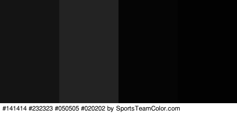 #141414 #232323 #050505 #020202 Colors