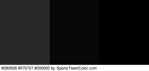 #282828 #070707 #000000 Colors