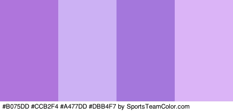 #B075DD #CCB2F4 #A477DD #DBB4F7 Colors