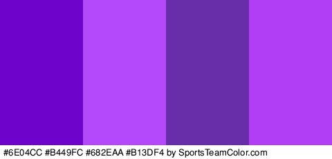 #6E04CC #B449FC #682EAA #B13DF4 Colors