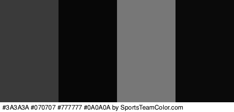 #3A3A3A #070707 #777777 #0A0A0A Colors