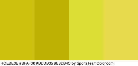 #CEBE0E #BFAF00 #DDDB35 #E8DB4C Colors