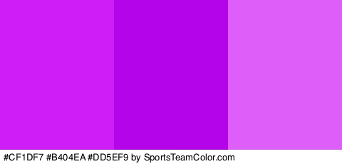 #CF1DF7 #B404EA #DD5EF9 Colors