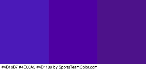 #4B19B7 #4E00A3 #4D1189 Colors