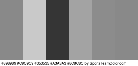 #898989 #C9C9C9 #353535 #A3A3A3 #8C8C8C #898989 Colors