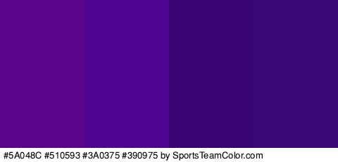 #5A048C #510593 #3A0375 #390975 Colors