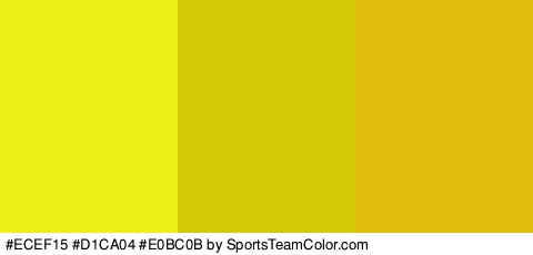 #ECEF15 #D1CA04 #E0BC0B Colors