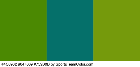 #4C8902 #047069 #759B0D Colors