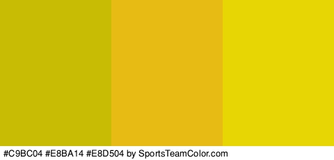 #C9BC04 #E8BA14 #E8D504 Colors