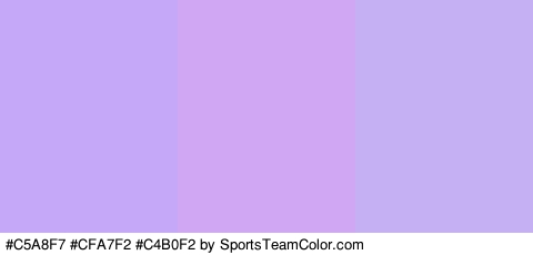 #C5A8F7 #CFA7F2 #C4B0F2 Colors