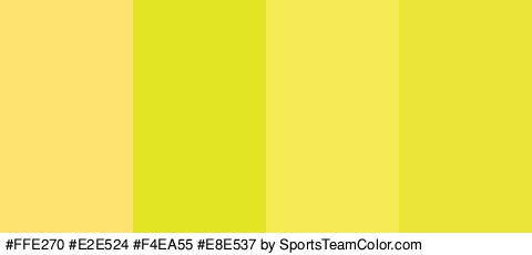 #FFE270 #E2E524 #F4EA55 #E8E537 Colors