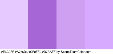 #E6C9FF #A766D6 #CF9FF2 #D7AAFF Colors