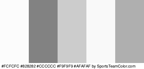 #FCFCFC #828282 #CCCCCC #F9F9F9 #AFAFAF Colors