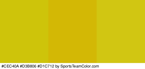 #CEC40A #D3B806 #D1C712 Colors