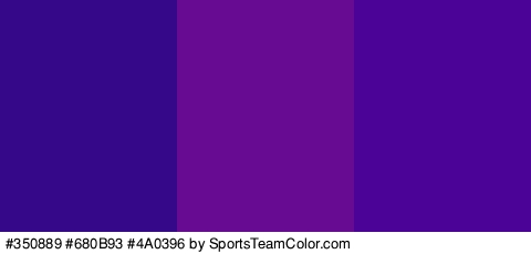 #350889 #680B93 #4A0396 Colors