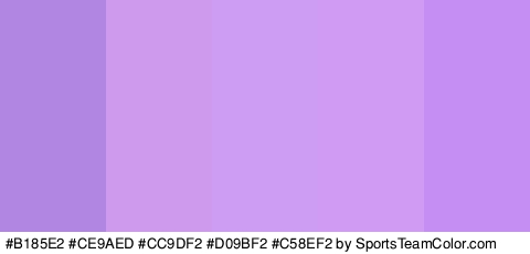 #B185E2 #CE9AED #CC9DF2 #D09BF2 #C58EF2 Colors